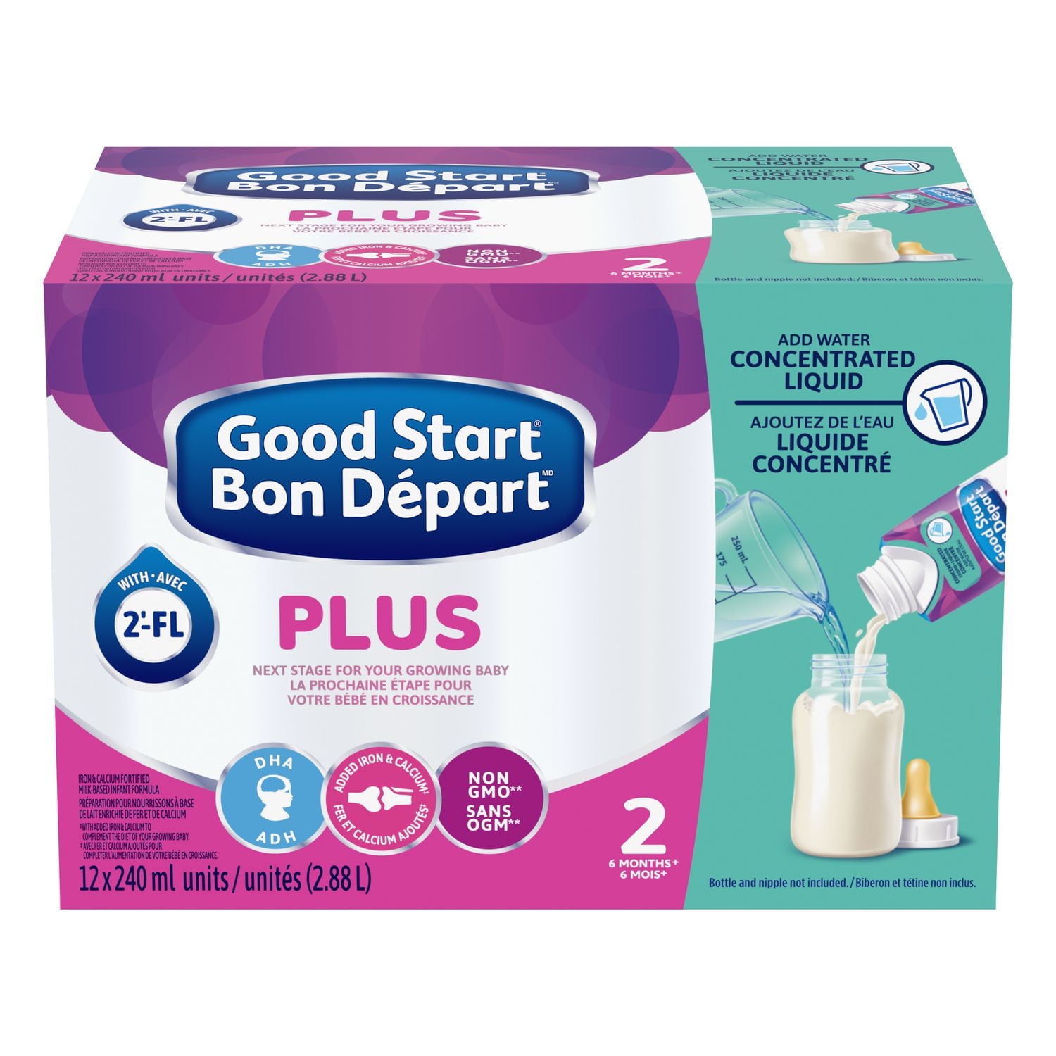 Good Start Plus 2 Baby Formula, Concentrated Liquid, 12 x 240ml, 12x240ml