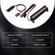 thumbnail image 4 of Rc Techo del Coche Led Barra de Luz 70mm Reflector de Luz para 1/10 Trxxas Trx4 Trx6 G63 para Axial Scx10 D90 Crawler, 4 of 5