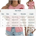 thumbnail image 3 of HongQid Womens Summer Short Sleeve Cardigans Cable Knit Tie Front Button Down Crewneck Lightweight Sweater Tops, 3 of 8