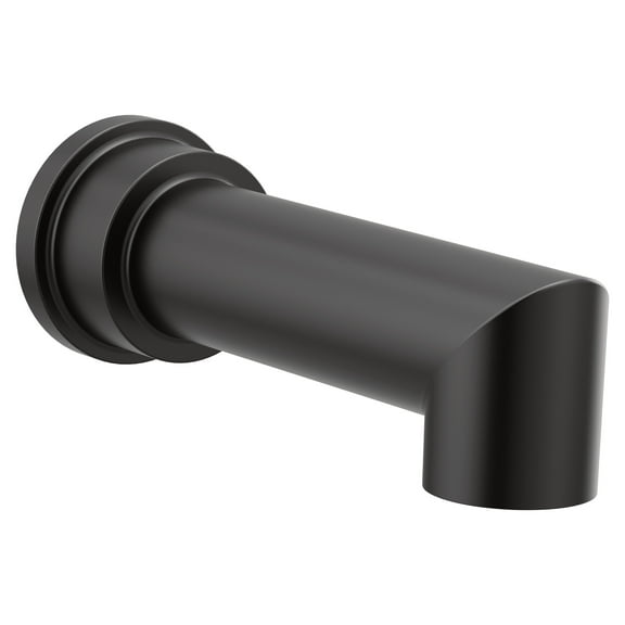 Moen S16900BL Arris 7" Non-Diverting Tub Spout - Black