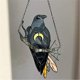 thumbnail image 1 of Ventana colgante cuervo bruja ornamento vidrieras casa pared jardín decoración Ndcxsfigh Nuevos Originales, 1 of 5