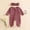 Wine, variant on Tranfacy Newborn Boys Girls Solid Long Sleeve Romper Full Length Bodysuit for 0 to 12 Months Infant Daily Wear