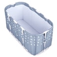 thumbnail image 5 of SUSUchens  Collapsible Portable Family Soaking Tub for Adults,45" Large Foldable Bathtub for Shower Stall,Non-inflatable Spa Tub for Hot, Ice Bath,No Installation Required (Grey), 5 of 10