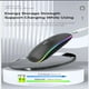 thumbnail image 5 of Ratón inalámbrico Bluetooth Guiheng recargable LED gris, 5 of 7
