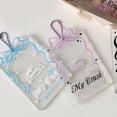 thumbnail image 4 of Transparent Acrylic Photocard Holder with Bows Decors Photo Showcase for Fans, 4 of 8