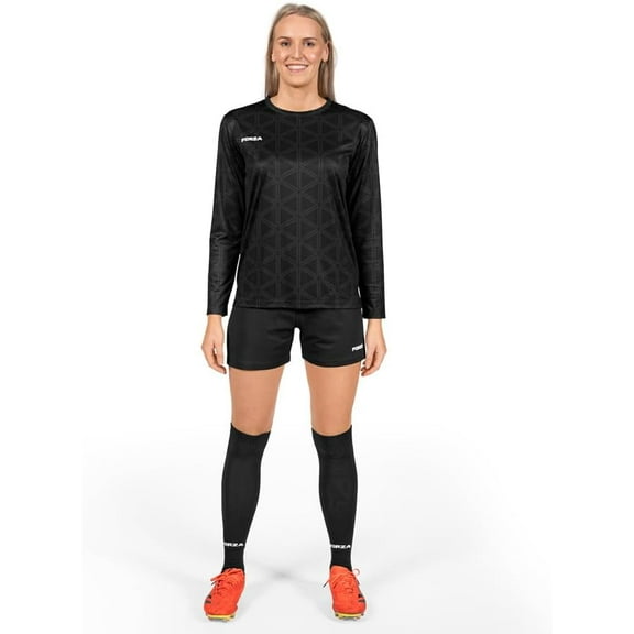 FORZA Women's Geo Long Sleeve Soccer Uniform – Quick Dry, Professional Fit, Suitable for All Levels