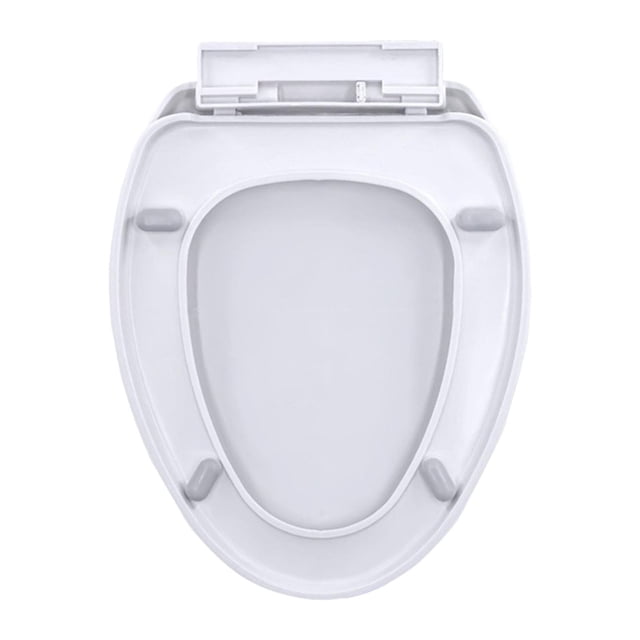 Tapa de inodoro gruesa, accesorio simple, repuestos, reparación, fácil de limpiar, cierre silencioso, reemplazo para dormitorio de hotel Tipo V