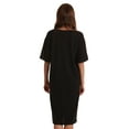 thumbnail image 3 of Just Love Short Sleeve Nightgown Sleep Dress for Women Sleepwear (Black - Casual Friday, Small), 3 of 3
