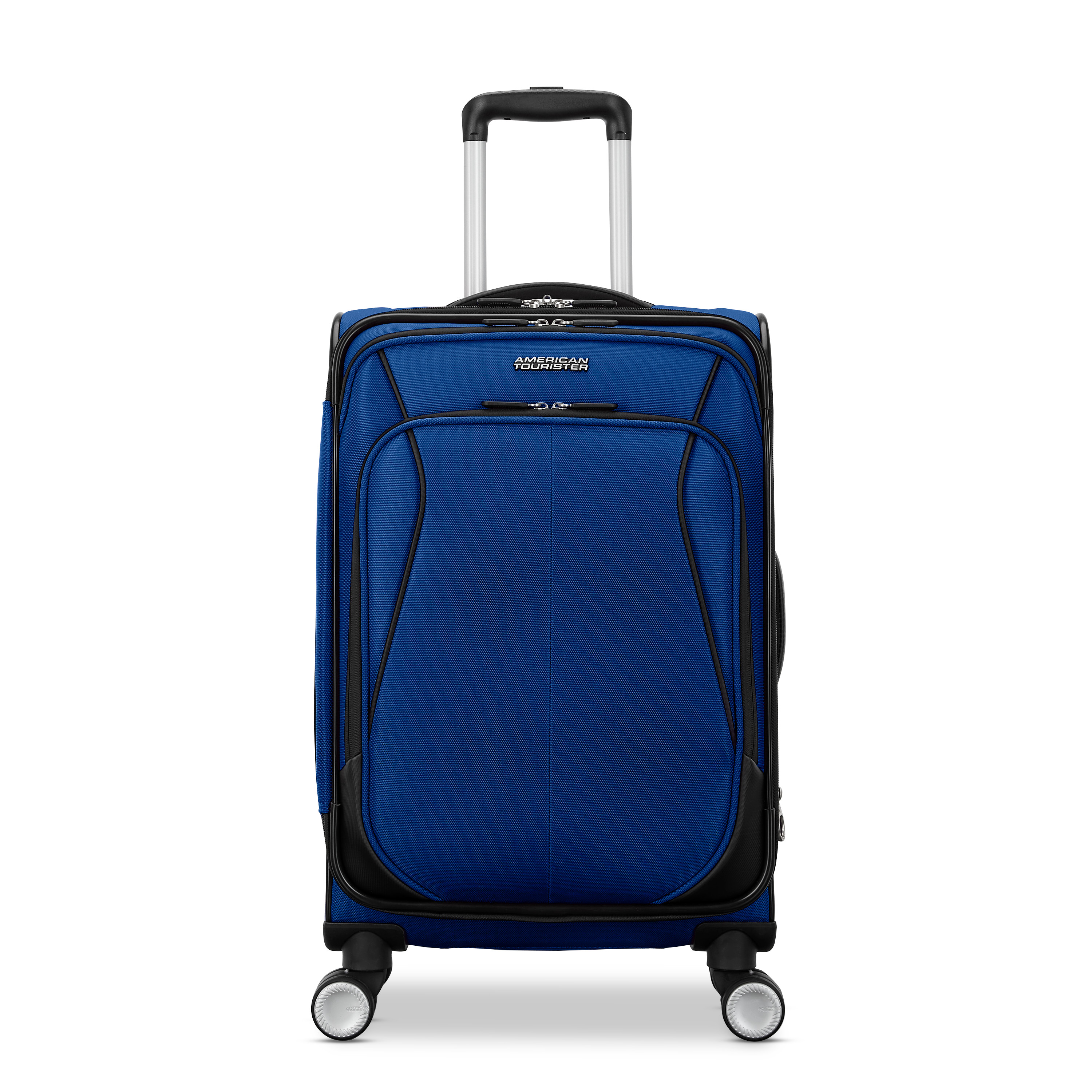 American Tourister 4 Kix 3.0 Softside Carry on Spinner Suitcase - Sapphire Blue