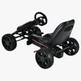 thumbnail image 4 of Topbuy Go Kart Kids Bike Ride on Toys with 4 Wheels and Aadjustabl Seat Black, 4 of 10