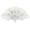 White, variant on 1. 21 Feathered Foldable Bridal Fan for Wedding Ceremony, Portable Cooling Accessory & Photo Shoots Decoration