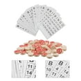 thumbnail image 2 of CIMAXIC Russian Bingo Chess Game Toy for Kids Logical Thinking Educational Fun White Paper 1 Set,5.98"X4.06"X0.12", 2 of 5