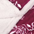thumbnail image 2 of Birthday Gifts for Mom Unique Mom Gifts from Son Daughters for Mothers Day Valentines Day Christmas - I Love You Mom Sherpa Hugs Blanket 50"x60" (Wine), 2 of 6