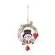 thumbnail image 2 of Adornos navideños, regalos navideños, adornos navideños de madera, adornos colgantes para árbol de Navidad, Papá Noel, reno, muñeco de nieve, manualidades con lazo y colgantes decorativos., 2 of 2