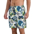 thumbnail image 2 of Naloa Game All Day Men's Beach Shorts, Surfing shorts, Swim trunks, Quick Dry Swim Trunks for Surfing Beach Fun - Small, 2 of 9