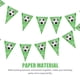 thumbnail image 4 of FELTECHELECTR Decoraciones de cumpleaños de fútbol, suministros para fiestas, banderines con temática deportiva, juego de guirnaldas (verde), 4 of 7
