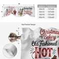 thumbnail image 6 of Christmas Hot Chocolate Tie Up Valance Curtains for Windows, Kitchen Curtains Window Treatments, Winter Cocoa Vintage Short Window Shades Valances for Bedroom Bathroom Cafe 42"x12", 6 of 8