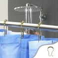 thumbnail image 3 of Shower Curtain Hooks Rings for Bathroom - 6 Pcs Stainless Steel, 3 of 5