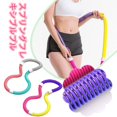 thumbnail image 3 of SharkTRUE Soft Spring Fitness Hoop, Weighted Hoop for Adults,Waist-Friendly Design Portable Slim Exercise Equipment, Burn Fat in Few Minutes a Day,Exercise Fitness Hoops for Home and Travel, 3 of 8