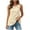 Beige, variant on Women's Summer Sleeveless Tank Top Casual Crewneck Button Side Split Tunic Top Shirt,Purple Women's S-XXL