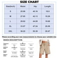 thumbnail image 4 of Dwellite Womens Bermuda Shorts Summer Elastic Waist Shorts Casual Beach Running Short Pants with Pockets 2026 Pink L, 4 of 4