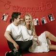 thumbnail image 3 of Engagement Party Decorations, Glittery Red Engaged Banner Engagement Photo Banner with Romantic Memories Picture Frames for Wedding Bridal Shower Engagement Party Supplies, 3 of 6