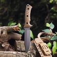 thumbnail image 6 of Fixed Blade Knife AUS-10 Steel Blade Nylon Fiberglass Handle Full Tang EDC Tool Knifes for Outdoor Camping Survival Adventure Bushcraft(Black), 6 of 6