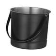 thumbnail image 2 of CoudarTitie 1.5L Ice Bucket Drink Tub Holder Portable Handle Multipurpose Metal Ice Pail for Black, 2 of 9