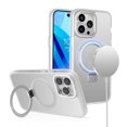 thumbnail image 2 of For Apple iPhone 14 Plus (6.7") Magnetic Metal Matte Built-in Compatible with MagSafe Stand Hybrid Shock Armor Cover ,Xpm Phone Case [ Clear ], 2 of 4