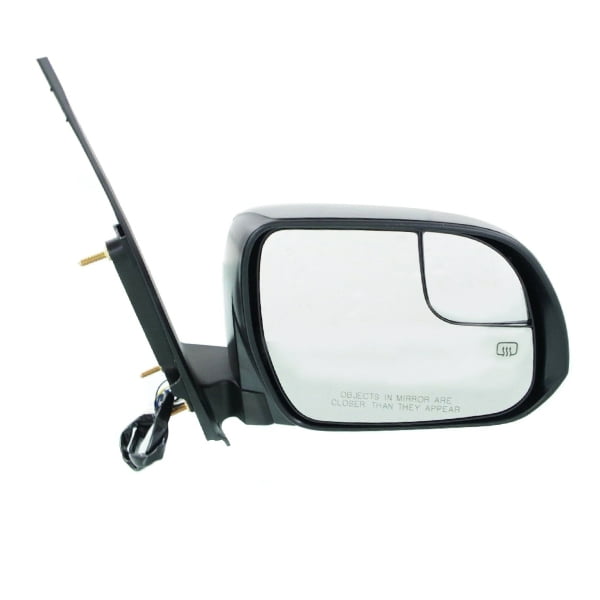 DNA Motoring OEM-MR-TO1321339 Passenger Right Side Rear View Mirror Powered Adjustment w/Heated & Spotter Glass Compatible with 2015-2018 Sienna