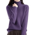 thumbnail image 1 of Chandail Col Roulé pour Femmes Pulls Col Roulé pour Femmes 2025 Surdimensionné Automne Manches Longues Doux Chandail Décontracté, Chandail Col Roulé pour Femmes TTTTG, 1 of 3