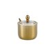 thumbnail image 2 of 2 cajas de condimentos de acero inoxidable, botella de condimentos, botella de almacenamiento de sal y pimienta con cuchara y tapa transparente para el hogar y la cocina (dorado), 2 of 4