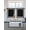 Black, variant on Grey Geometric Sheer Kitchen Tier Curtains 24 Inch length,Rod Pocket Half Curtains Short Drapes,Bohemia Tribal Farm Tribal Patterned Light Filtering Small Window Treatments 2 Pcs 27.5"W x 24"L