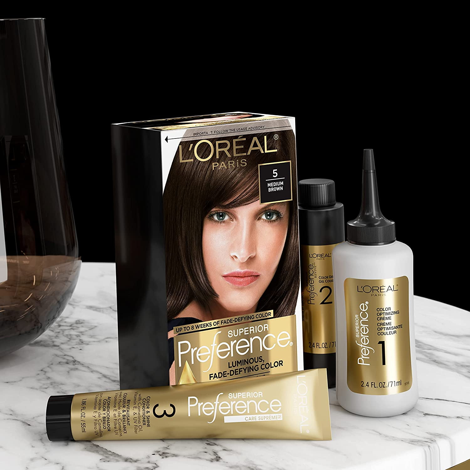 L'Oreal Superior Preference Les Blondissimes, LB02 Extra Light Natural Blonde (Natural) 1 ea (Pack of 3)