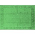 thumbnail image 1 of Ahgly Company Indoor Rectangle Oriental Emerald Green Traditional Area Rugs, 2' x 5', 1 of 4