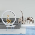 thumbnail image 2 of Escultura Abstracta De Cerámica De Elefante Para Dormitorio, Estantería, Mesa, Centro De Mesa, Decoración Versátil Para El Hogar, Adorno Coleccionable., 2 of 8
