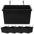 thumbnail image 1 of FUTUREORYY 5Set Pegboard Wall Organiser Black Iron ABS Storage Tools Boxes Thickened Design, 1 of 8