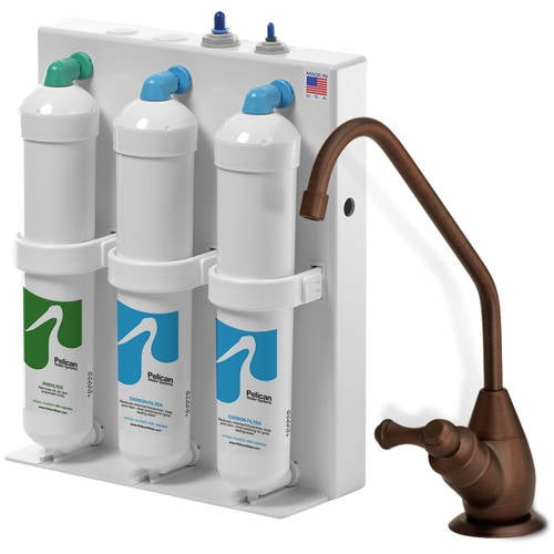 3Stage Undercounter Drinking Water Filter with Oil Rubbed Bronze