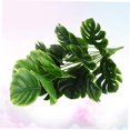 thumbnail image 3 of CRILSTYLEO Con Monstera Artificial Verde De 18 Ramas Para En Hogar Y Cafetería, 3 of 8
