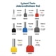 thumbnail image 3 of Kit de Férulas de Alambre Doble de 750 Piezas, Férulas de Terminal de Cable, Conector de Engarzado, Férulas Gemelas, Kit de Terminador de Férula de Cordón Doble, 3 of 7