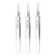 thumbnail image 2 of Set de pinzas removedoras de puntos negros faciales | Herramientas extractor de acero inoxidable para eliminar espinillas y acné | Pinza de precisión | A prueba de óxido | Seguro para piel sensible, 2 of 9
