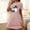 Pink, variant on Cxenplz Nightgowns for Women Short Sleeve T Shirt Sleep Dress Comfy Round Neck Sleepshirt Sleepwear Halloween Print Lounge Pullovers Nightshirt on Clearance