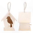 thumbnail image 4 of Wooden Birdhouse Set of 2 for Outdoor Garden Decoration Hanging Nesting Box Craft Ornament, 4 of 5