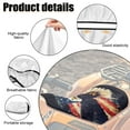 thumbnail image 6 of Uorisanigo ATV Seat Cushion Cover Non-Slip Bald Eagle American Flag Dirt Bike Seats Cushion Breathable Motorcycle Seat Cover Waterproof Protection Car Accessories for Most ATVs, 6 of 7
