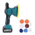 thumbnail image 2 of Orbital Car Detailing Kit, Convenient Grip 6 Inch 8 Variable Speeds Cordless Car Polisher Maximum 5500 RPM  for Automobile Maintenance US Plug 100-240V, 2 of 7