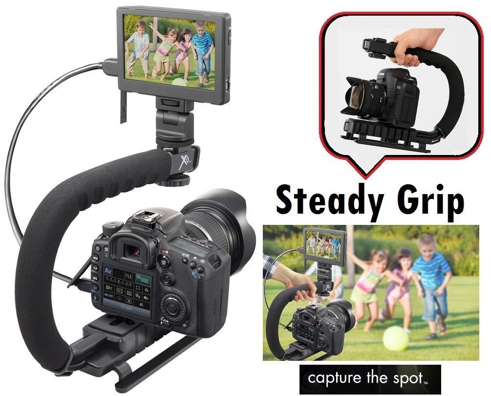 Pro Grip Camera Stabilizing Bracket For Panasonic Lumix DMCFZ2500 DC