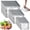 10S+10M+10L, variant on 10/30 PCS Reusable Aluminum Foil Sealable Storage Bags, Vacuum Zipper Pouches For Food, Stand Up Foil, Label And Zip Lock For Vegetable Fruit Meat