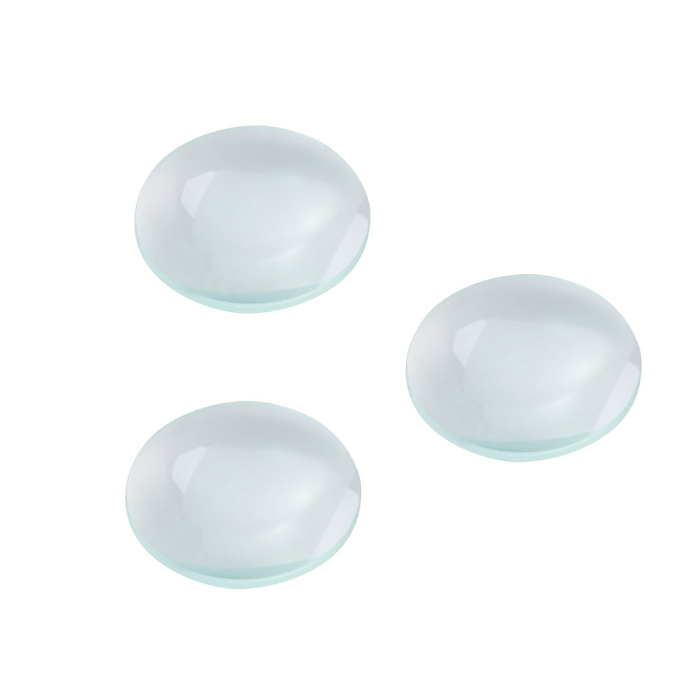 Lens Convex Glass Double Magnifying Optical Lenses 50Mm Glasses Science