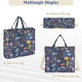 thumbnail image 6 of FORMRS Womens Corduroy Tote Bag Crossbody Shoulder Purse Handbag with Detachable Strap, Cartoon Ocean Pattern, 6 of 7