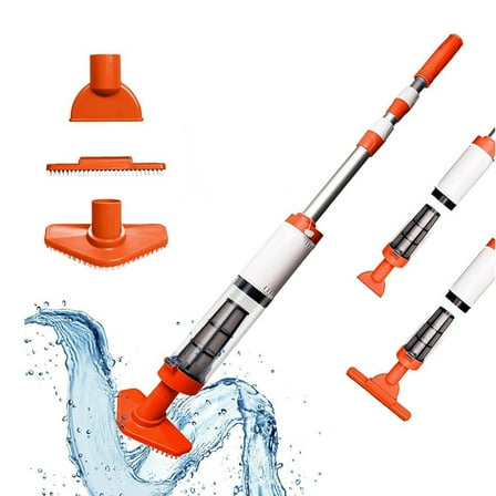 1 * Handheld Pool Vacuum kit-Orange